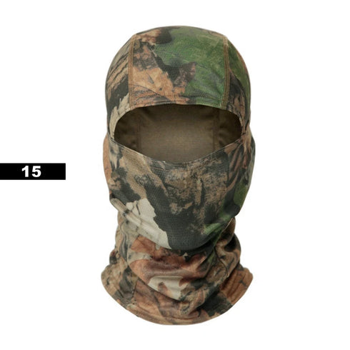 Tactical Balaclava Full Face Mask Set Men Summer Snapback Sun Hat Outdoor Hunting Camouflage Balaclava